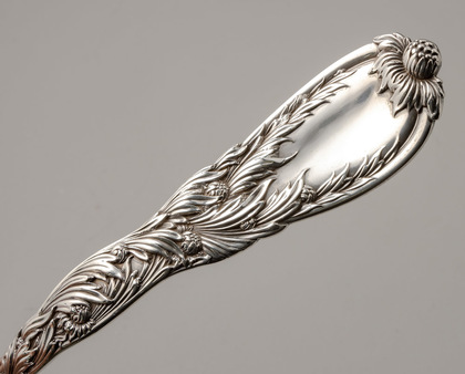 Tiffany Sterling Silver Indian Chrysanthemum Soup Ladle
